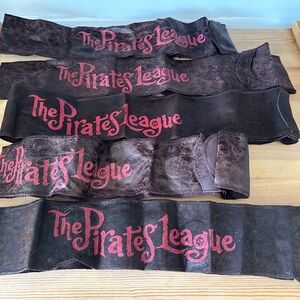 Walt Disney World Pirates League Sashes,bandanas, eye patches, satchels, jewels.